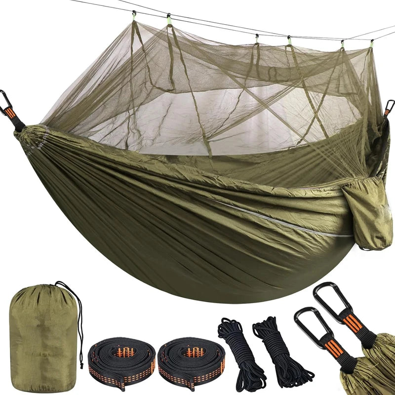 Lightweight Camping Hammock with Mosquito Net