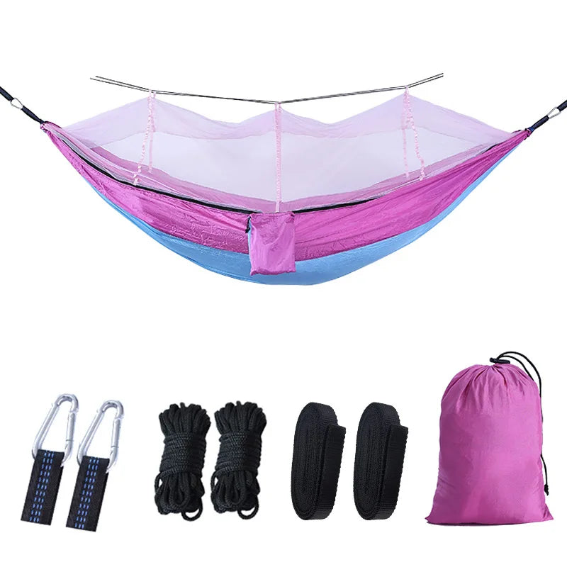Portable Hammock with Mosquito Net