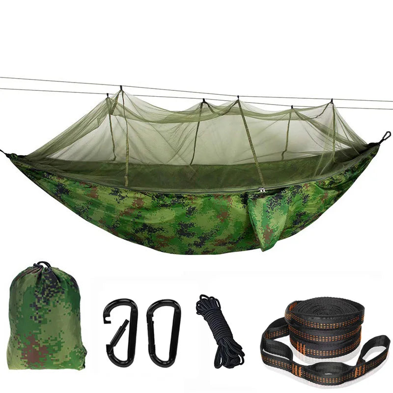 Lightweight Camping Hammock with Mosquito Net
