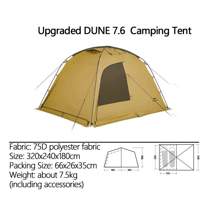 Naturehike Dune 7.6 Family Camping Tent