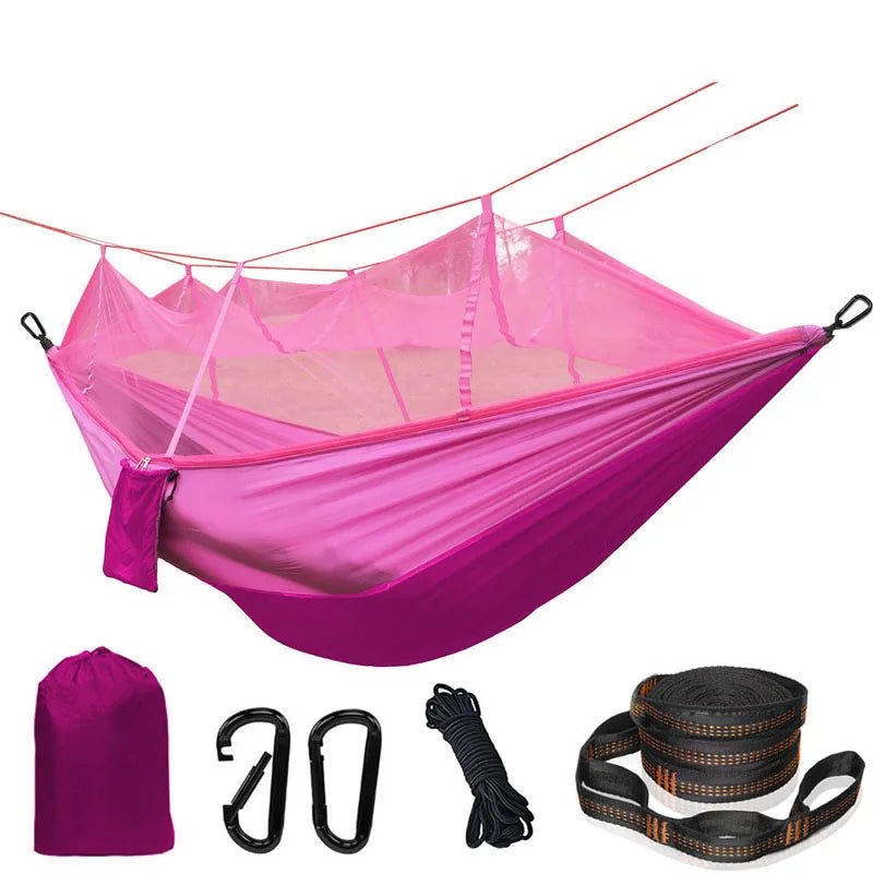 Lightweight Camping Hammock with Mosquito Net