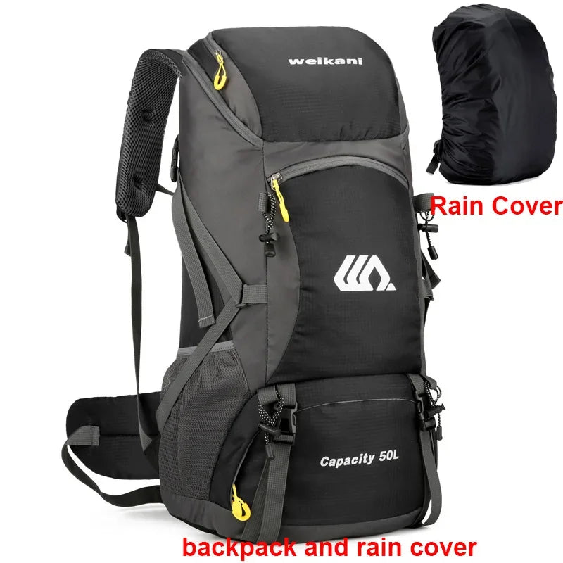 50L Waterproof Travel Hiking Backpack