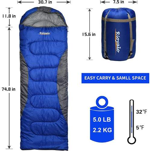 0° Winter Waterproof Sleeping Bag