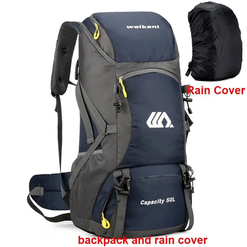 50L Waterproof Travel Hiking Backpack