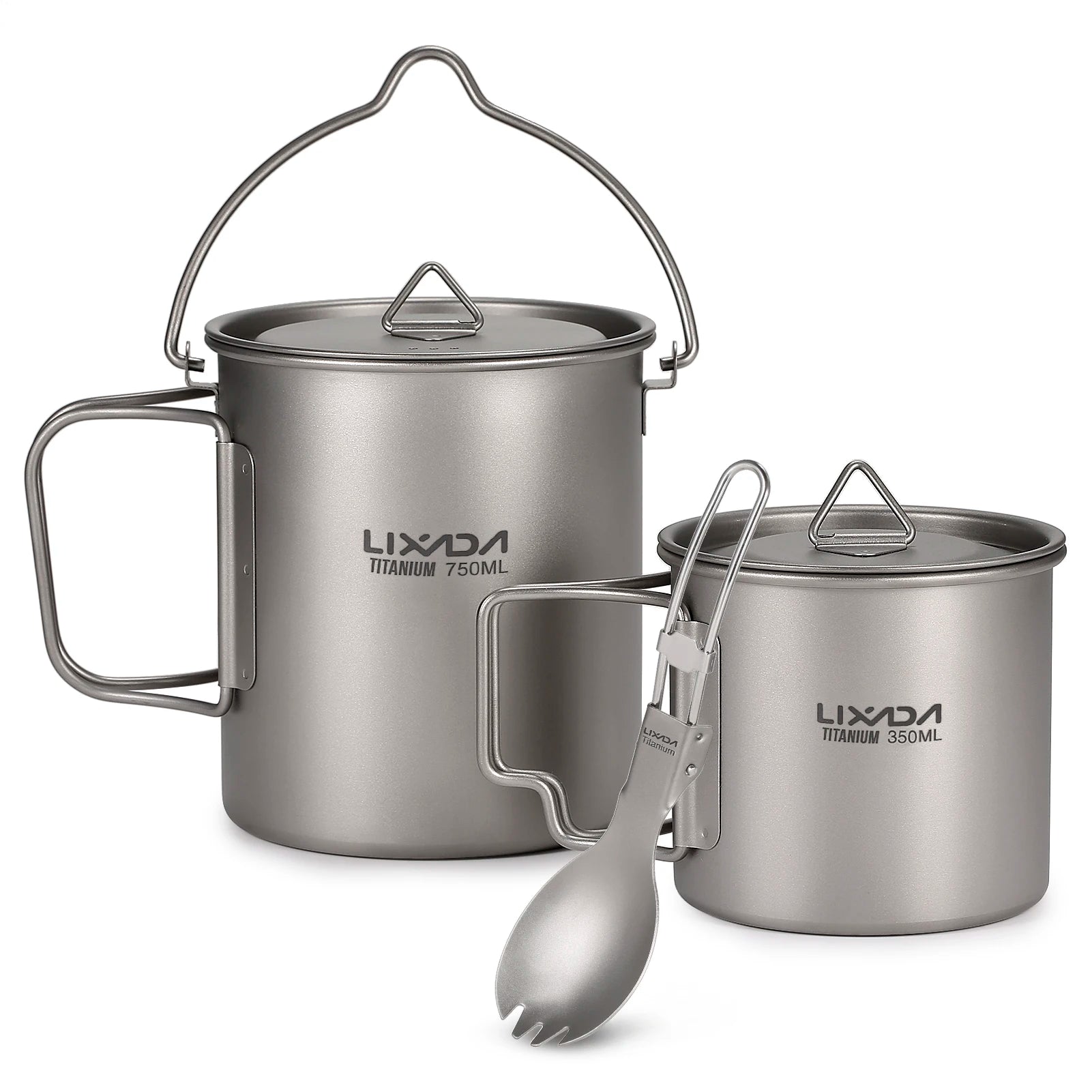 Lixada Titanium Camping Cup Set