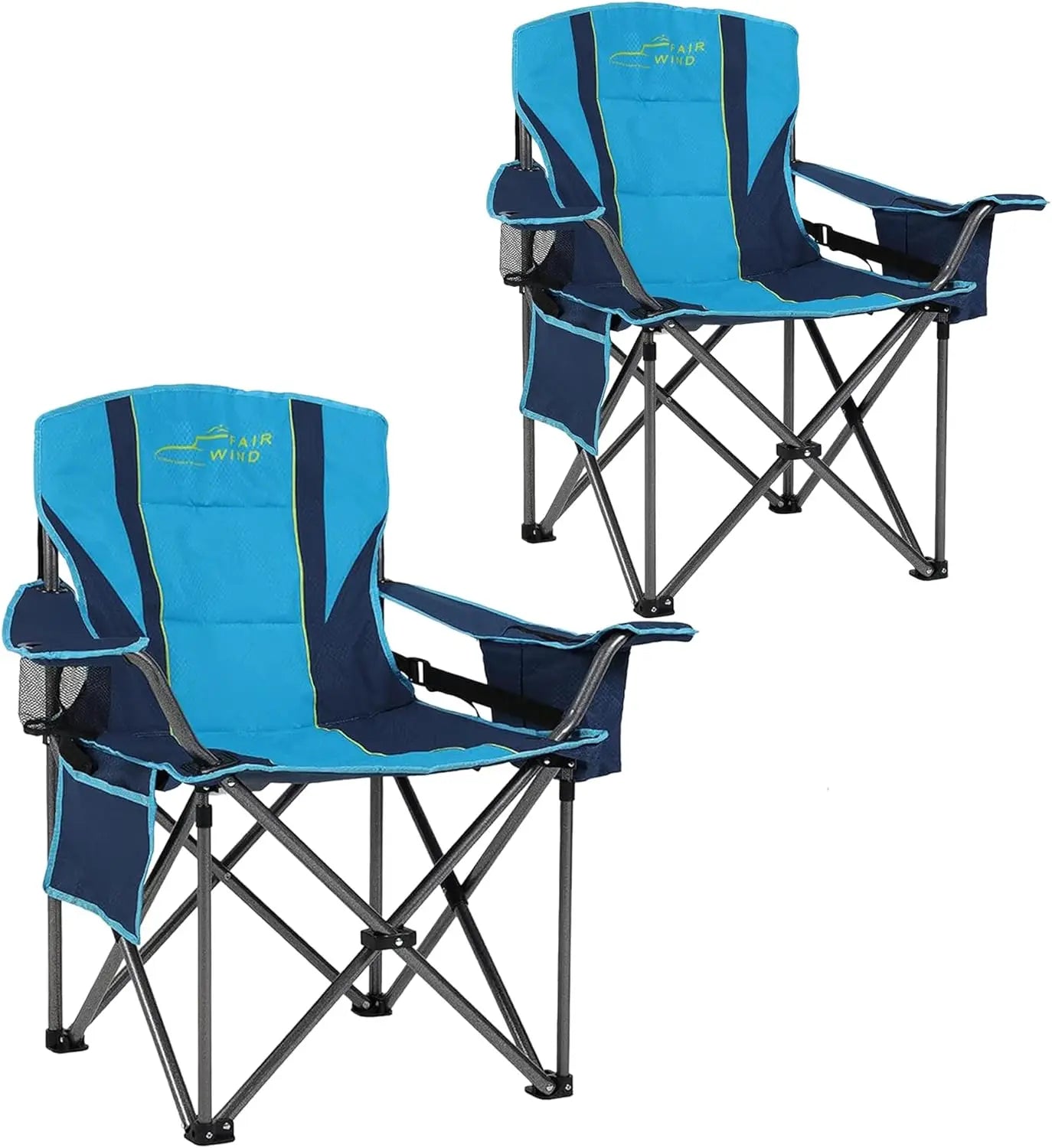 Oversized Padded Camping Chair (2-Pack)