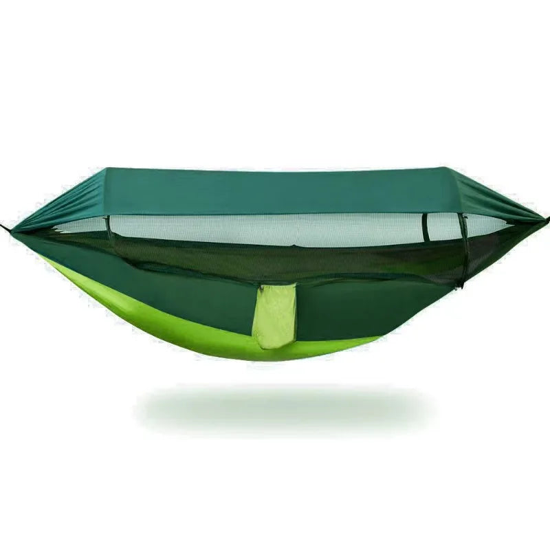 Double Hammock with Mosquito Net & Sun Shelter